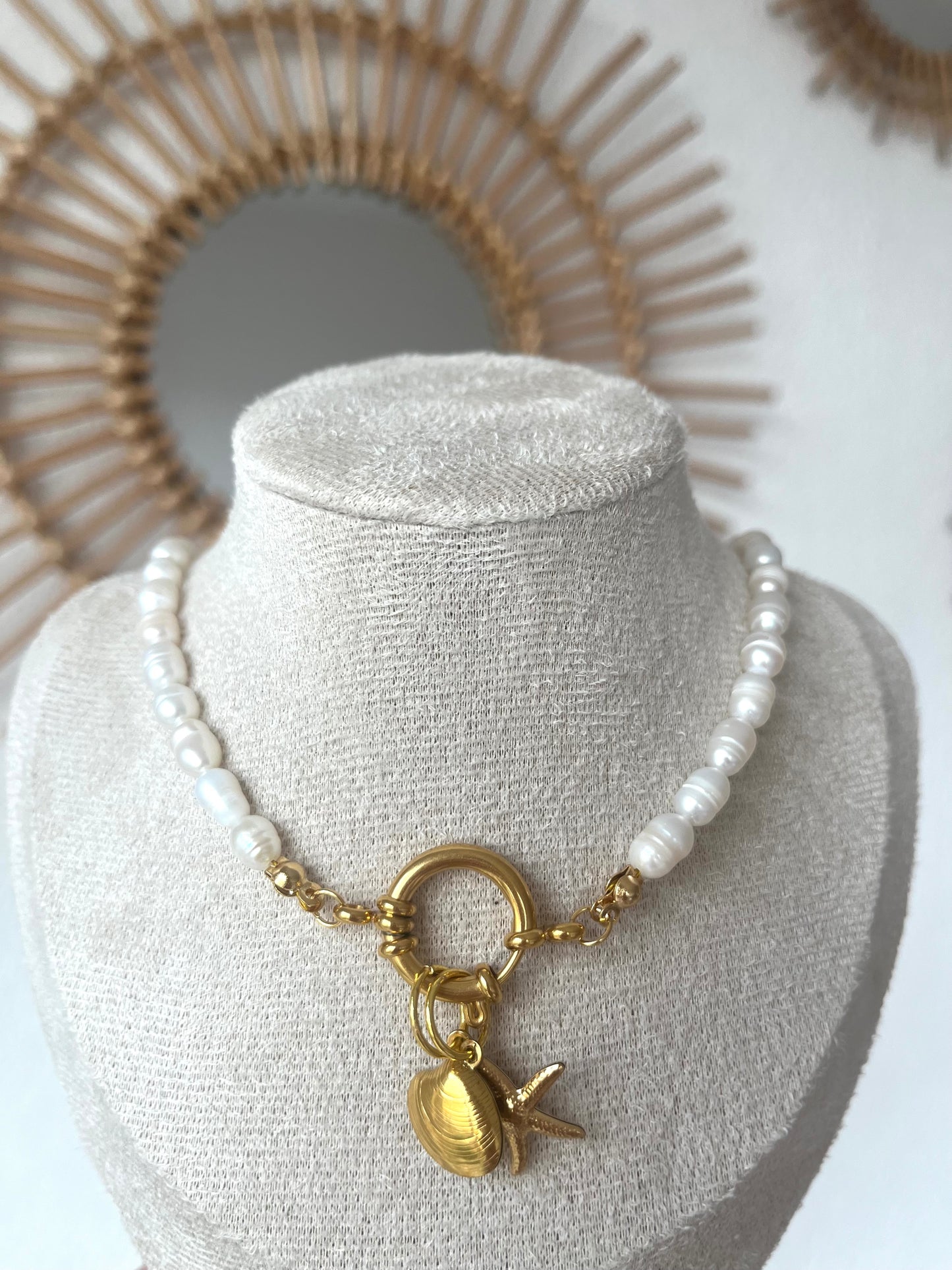 Ketting parel - goud