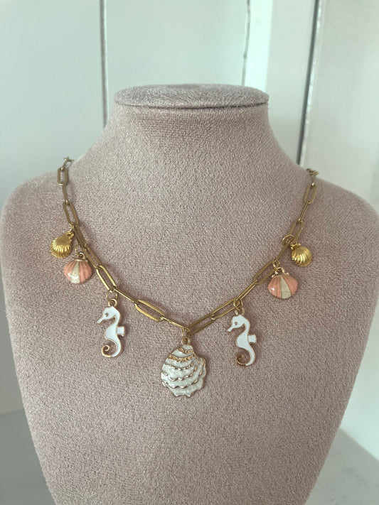 Bedelketting Beach - goud