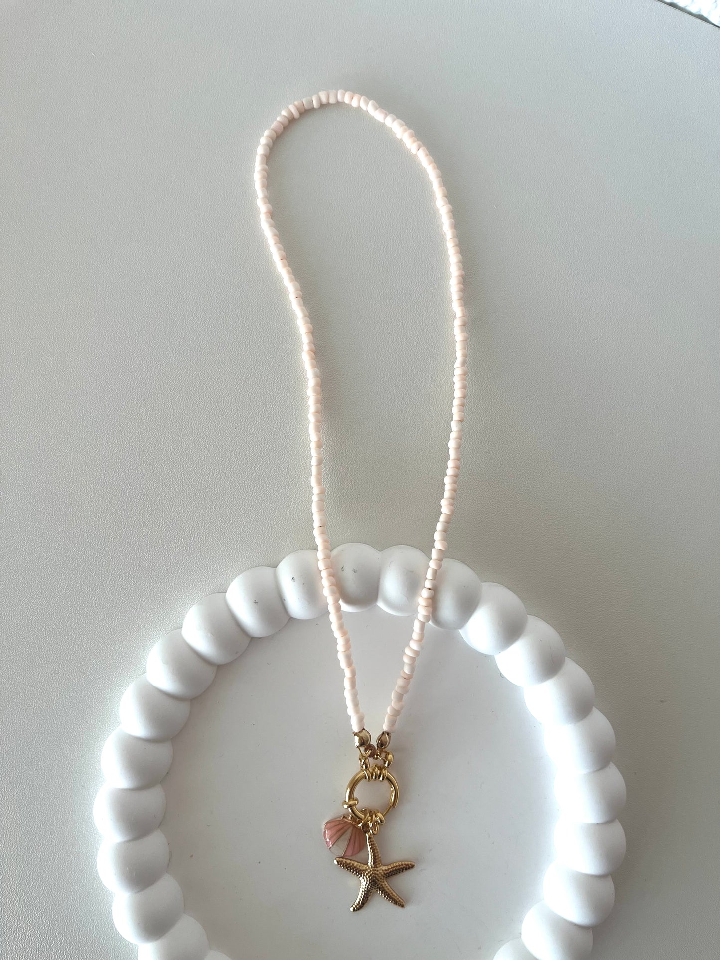 Kralenketting beach - goud