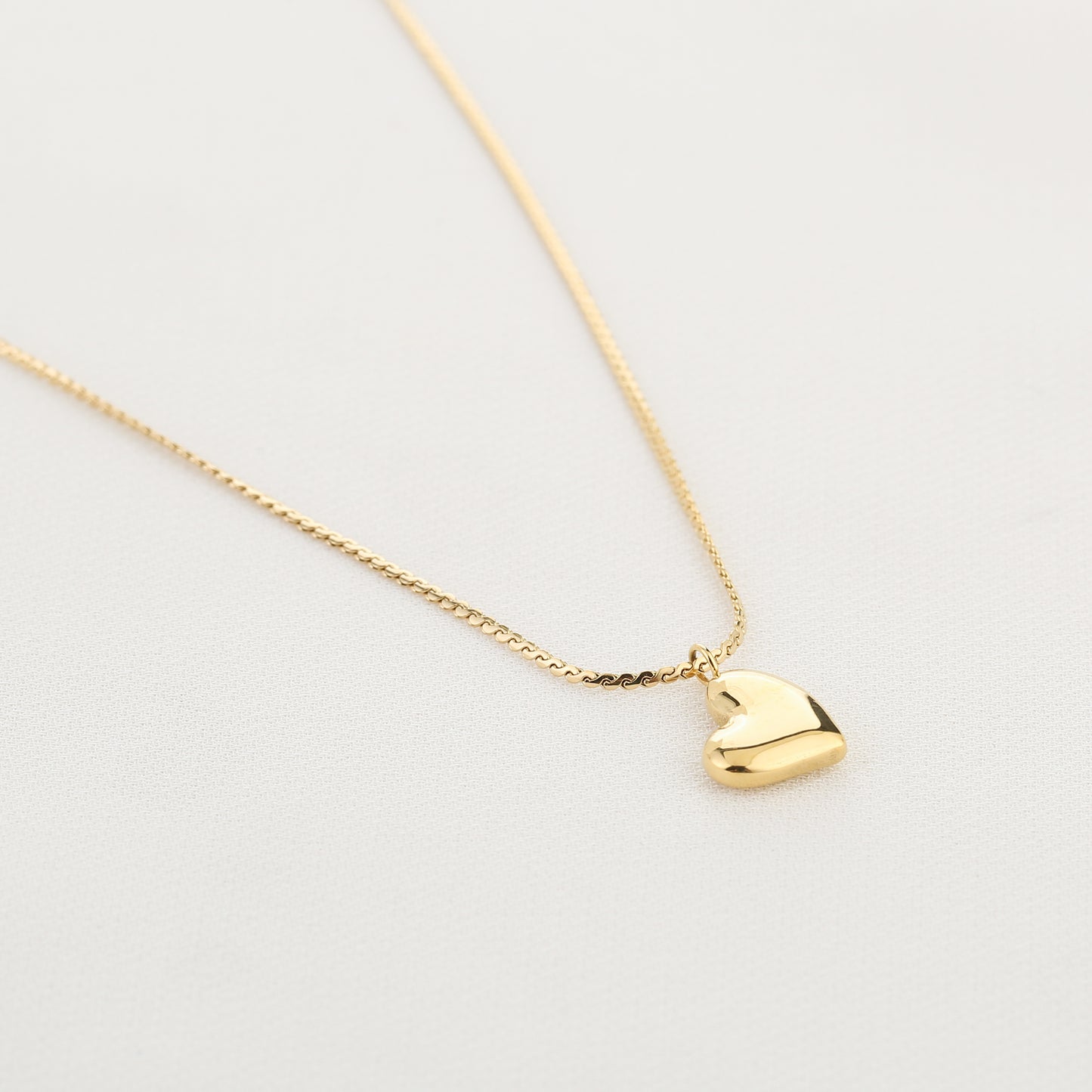 Ketting hartje goud