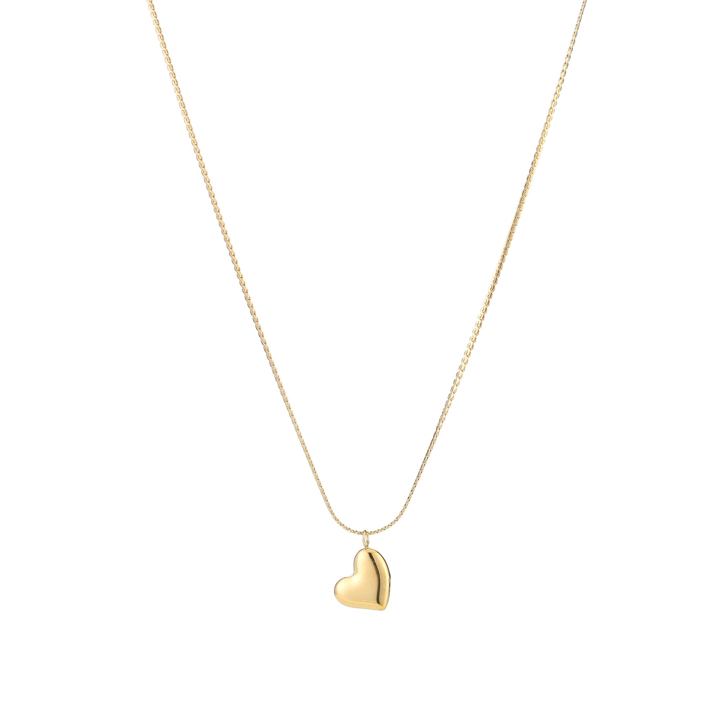 Ketting hartje goud