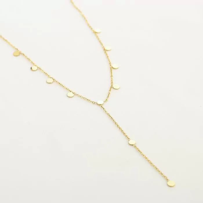 Ketting muntjes goud