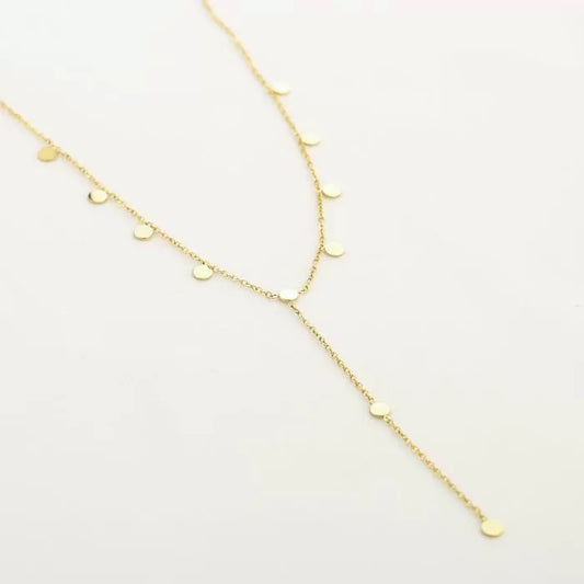 Ketting muntjes goud