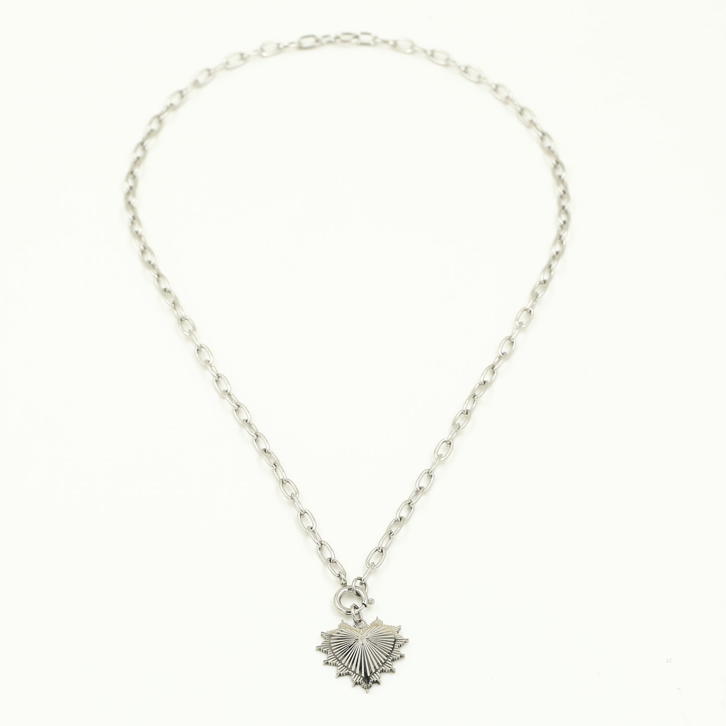 Ketting Sparkle Heart - zilver