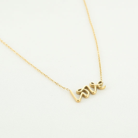 Ketting Love - goud