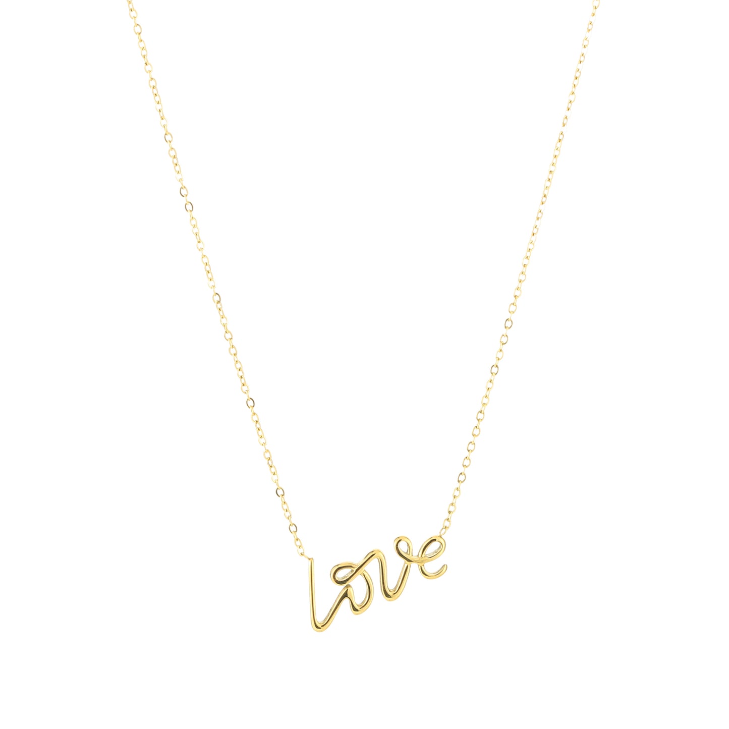 Ketting Love - goud