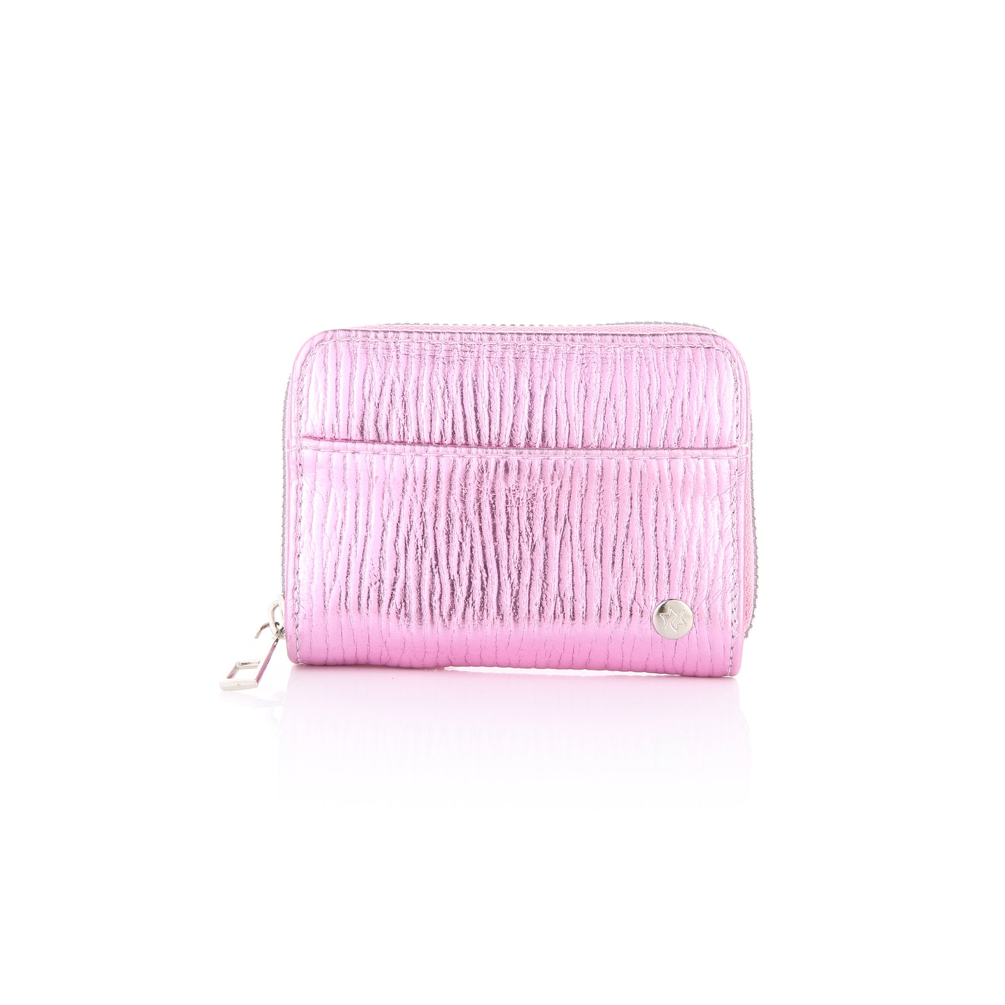 Kleine portemonnee met ritsje - lila – Lilly's Label