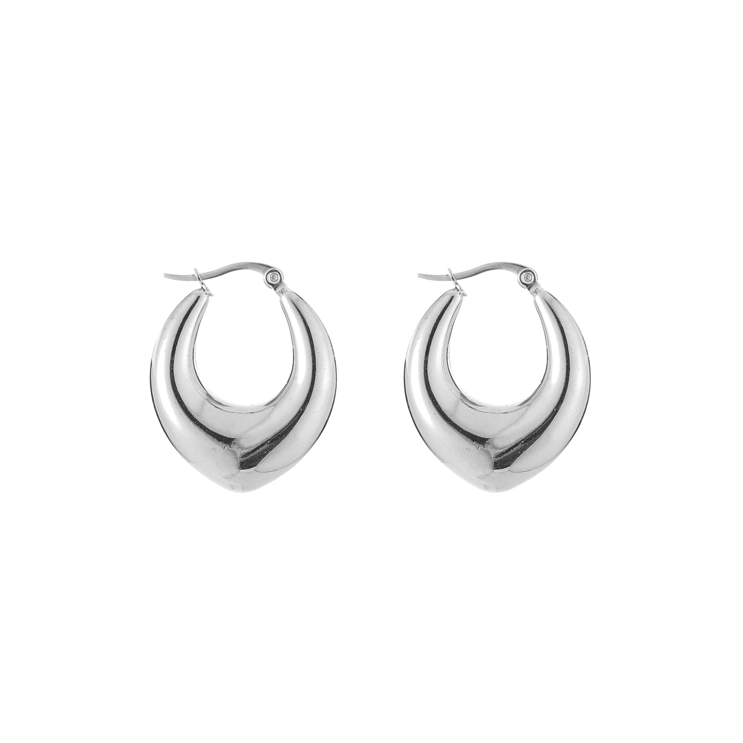 Classic egg hoops zilver