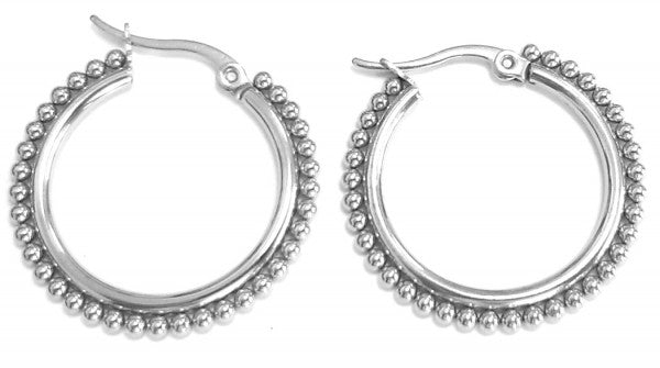 Hoops dots - zilver