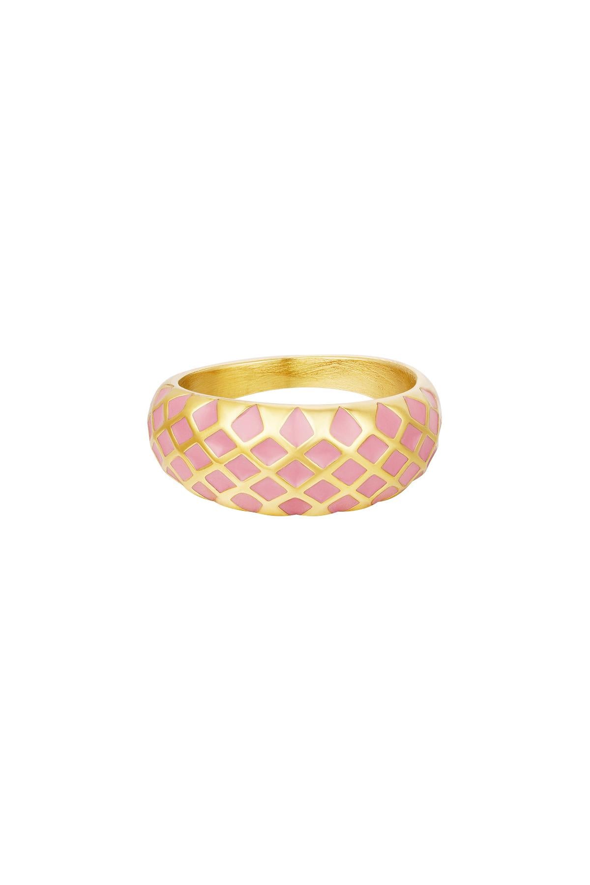 Ring Gold Pink maat 17